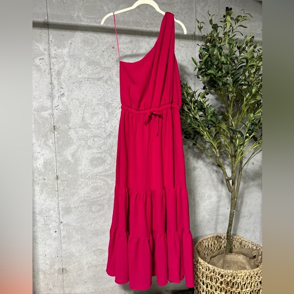 Max Studio Barbie pink off shoulder maxi dress - Picture 4 of 11